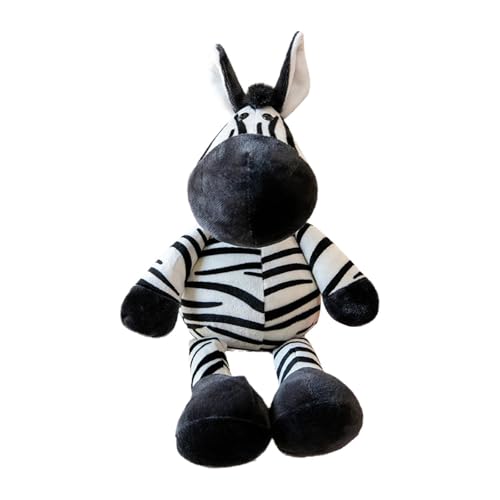 Fenteer Plüschtierpuppe, weiches Stofftier, realistische Heimdekoration, Sammlerstück, 25 cm, niedliches Stofftier-Plüschtier, Zebra von Fenteer