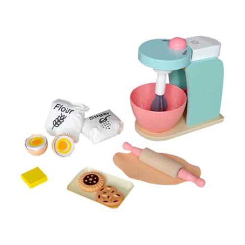 Fenteer Pretend Play Holzmixer-Set Frühes Lernen Küchenspielset Lustiges Küchenspielzeug aus Holz Spielen Sie Lebensmittel für Vorschul- und von Fenteer