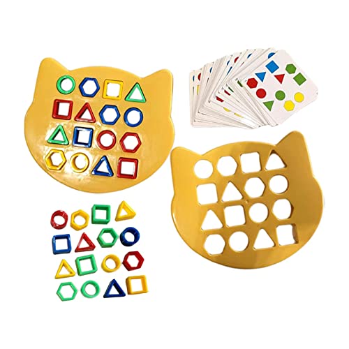 Fenteer Professionelles Farbform-Matching-Board Entwickeln Sie feinmotorische Fähigkeiten Sensorisches Lernspielzeug Geometrische Formerkennungsgeschenke für, 2 Spieler Fenteer Professionelles Farbform-Matching-Board Entwickeln Sie feinmotorische Fähigkeiten Sensorisches Lernspielzeug Geometrische Formerkennungsgeschenke für, 2 Spieler von Fenteer