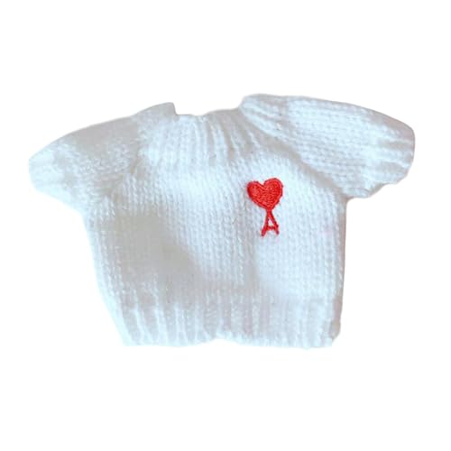Fenteer Pullover für Plüschpuppen, Kostüme für Puppen zum Anziehen, Puppenkleidung für 20 cm große Puppen als Geburtstagsgeschenk für Kinder, Kleine Liebesbohne Fenteer Pullover für Plüschpuppen, Kostüme für Puppen zum Anziehen, Puppenkleidung für 20 cm große Puppen als Geburtstagsgeschenk für Kinder, Kleine Liebesbohne von Fenteer