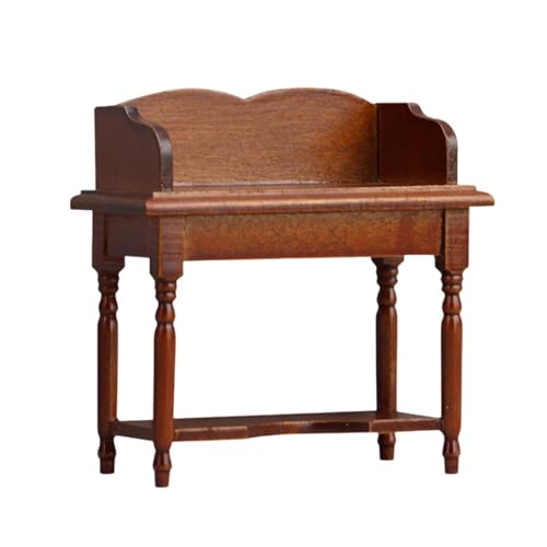 Fenteer Puppenhaus Miniatur Schreibtisch 1/12 Maßstab Spielzeug Ornament Gefertigt Realistische Eitelkeit Tisch Fenteer Puppenhaus Miniatur Schreibtisch 1/12 Maßstab Spielzeug Ornament Gefertigt Realistische Eitelkeit Tisch von Fenteer