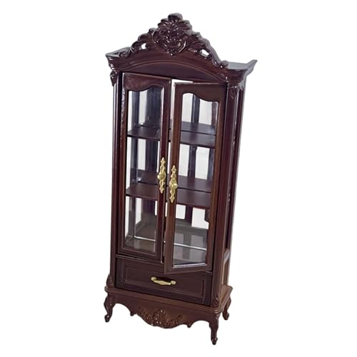 Fenteer Puppenhaus Simulation, Weinschrank Kann Geöffnet Werden, für Puppen, Szenenzubehör, Desktop Ornament, Feengarten Dekor, Möbel Requisiten, Doppelt Hellbraun Fenteer Puppenhaus Simulation, Weinschrank Kann Geöffnet Werden, für Puppen, Szenenzubehör, Desktop Ornament, Feengarten Dekor, Möbel Requisiten, Doppelt Hellbraun von Fenteer
