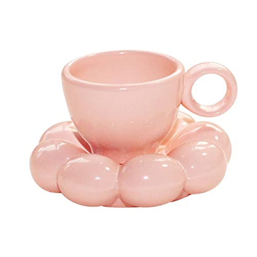 Fenteer Puppenhaus Teetasse Puppenhaus Dekoration Kaffeetasse Teller für Puppenhäuser DIY Zubehör, rosa Fenteer Puppenhaus Teetasse Puppenhaus Dekoration Kaffeetasse Teller für Puppenhäuser DIY Zubehör, rosa von Fenteer