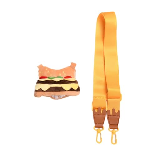 Fenteer Puppenkleidung für Plüschpuppenkleidung Hamburgertasche Kuscheltiere Kleidung Kostüme Bequemes Spielzeugzubehör Puppenoutfit von Fenteer