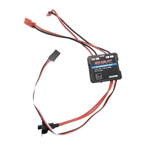 Fenteer RC -Auto gebürstete ESC -Ersatzteile Accessoire Motor RC gebürstet 40A Elektronischer Geschwindigkeitsregler für 1/10 1/12 RC -Autofahrzeuge Modell von Fenteer