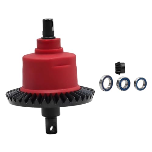 Fenteer RC-Car-Differential-Kit-Zubehör, Ersatzteil, professionelles Übersetzungsverhältnis von 37T-13T, kompatibel mit robustem Premium-Metall für 1/10, Hinten Rot Fenteer RC-Car-Differential-Kit-Zubehör, Ersatzteil, professionelles Übersetzungsverhältnis von 37T-13T, kompatibel mit robustem Premium-Metall für 1/10, Hinten Rot von Fenteer