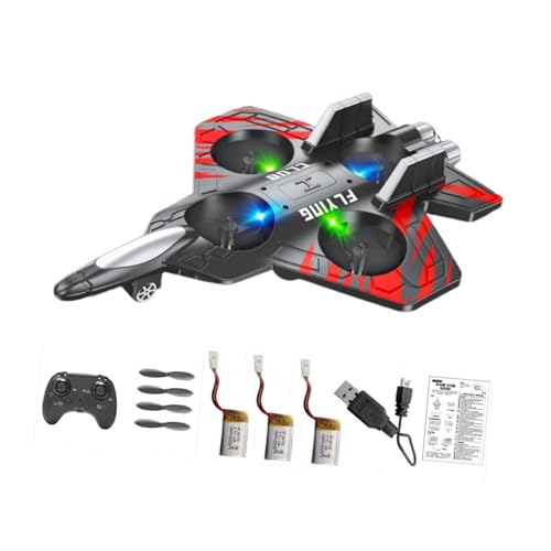 Fenteer Schaum-Fernbedienungsflugzeug-Kampfflugzeug-Spielzeug-Roll-Ornament Dekoratives Flugzeug-Spielzeug RC-Flugzeug für Kinder als Geschenkgarten ab, Rot Fenteer Schaum-Fernbedienungsflugzeug-Kampfflugzeug-Spielzeug-Roll-Ornament Dekoratives Flugzeug-Spielzeug RC-Flugzeug für Kinder als Geschenkgarten ab, Rot von Fenteer