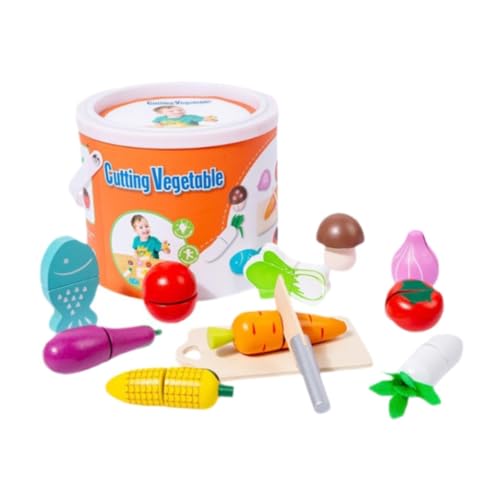 Fenteer Schneidespiel, Rollenspiel, Küchenzubehör, Spielzeug für Kinder, Partygeschenke, Rollenspiele, Spielküche, Gemüse von Fenteer