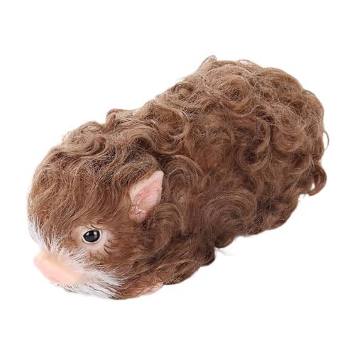 Fenteer Silicon Pig Doll Reborn Piggy Doll Sensorisches Spielzeug lustiger Miniatur -Tierspielzeug, Mini Silicon -Ferkel für Sammlerstücke, Foto -Stütze von Fenteer