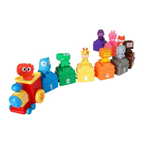 Fenteer Sortier-Lernspielzeug, Tiere, Eisenbahn-Set, sensorisches Spielzeug, Feinmotorik, und Zuordnungsspielzeug für 2- bis 3-Jährige, Fenteer Sortier-Lernspielzeug, Tiere, Eisenbahn-Set, sensorisches Spielzeug, Feinmotorik, und Zuordnungsspielzeug für 2- bis 3-Jährige, von Fenteer