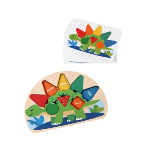 Fenteer Spielzeug-Dinosaurier, Puzzles, einzigartiges Farb- und Form-Matching-Spielzeug, frühes geometrisches Lernen für 1–3-jähriges Zuhause Fenteer Spielzeug-Dinosaurier, Puzzles, einzigartiges Farb- und Form-Matching-Spielzeug, frühes geometrisches Lernen für 1–3-jähriges Zuhause von Fenteer