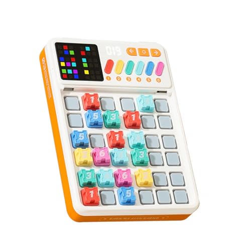 Fenteer Sudoku-Puzzlespiel, pädagogisches Denksportspielzeug mit Licht, Reisespiel, Feinmotorik, intelligente Sudoku-Maschine für Kinder von Fenteer