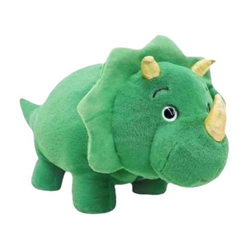 Fenteer Süßes Stofftier Triceratops, Plüsch-Dinosaurierpuppe zum Sammeln, realistisches 50 cm großes Dinosaurier-Plüschtier für Teenager und Kinder von Fenteer