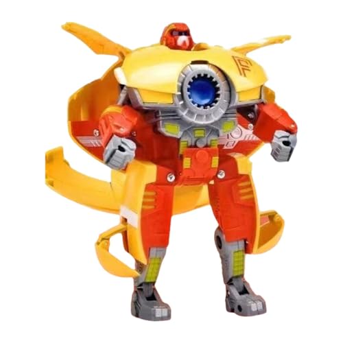 Fenteer Transformierendes Roboterspielzeug, Actionfiguren Sammlung, Gebäude Stielspielzeug, 2 in 1 Design für Jungen, Kinder, Kleinkinder, Kinderpartybevorzug, Rugby von Fenteer