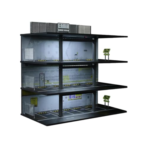 Fenteer Vitrine für Modellautos im Maßstab 1/64, Miniatur-Szenariomodell, Garagendiorama mit Licht, Vitrine für Spielzeugautos, Parkplatzszene, Style D Fenteer Vitrine für Modellautos im Maßstab 1/64, Miniatur-Szenariomodell, Garagendiorama mit Licht, Vitrine für Spielzeugautos, Parkplatzszene, Style D von Fenteer
