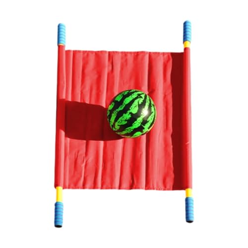 Fenteer Wassermelonen transportieren Balance-Spiel, Kinder Sport Sensorisches Trainingsgerät Spiel für Jungen Mädchen, Rot von Fenteer