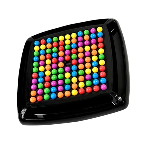 Fenytay Rainbow Bead Spiel,Rainbow Ball Brettspiel, Klassische Brettspiele Für Kinder, Farblich Abgestimmtes Aufgereihtes Pädagogisches Brettspielspielzeug Für Kinder Farberkennung von Fenytay