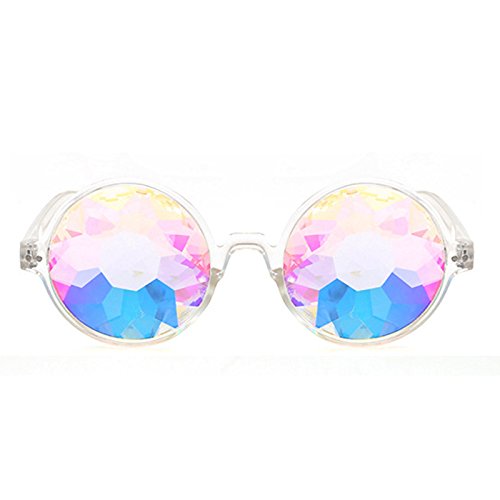 Ferleiss Kaleidoskop Brille Rave Festival Sonnenbrille Gebeugte Linse Transparent Ferleiss Kaleidoskop Brille Rave Festival Sonnenbrille Gebeugte Linse Transparent von COXZD