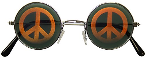 Hologramm-Brille, 'Peace'-Zeichen von Festartikel Hirschfeld