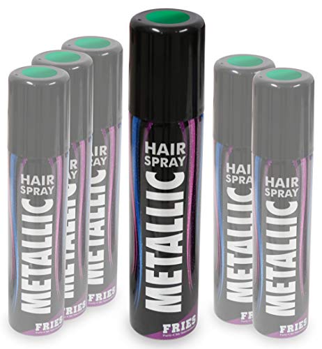 FRIES Haarspray, Metallic, 100 ml, Grün von FRIES