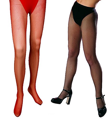 Festartikel Müller Halloween Netzstrumpfhose mit Slip aus Polyamid in der Farbe Schwarz, Universalgröße, 910.302.01 von Festartikel-Müller