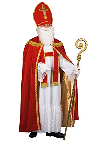 Festartikel Müller Herren Kostüm Bischof Nikolaus Unterkleid Umhang Mitra von Festartikel Müller