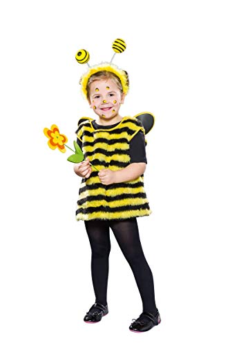 Festartikel Müller Karneval Kinder Kostüm Bienchen Biene Bienenkostüm Größe 116/128 von Festartikel-Müller