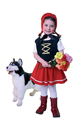 Festartikel Müller Karneval Kinder Kostüm Rotkäppchen Märchen Kleid Größe 92 von Festartikel-Müller