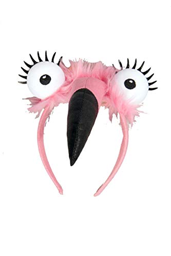 Festartikel Müller Kostüm Zubehör Kopfbügel Flamingo Schnabel Augen Karneval Fasching von Festartikel-Müller