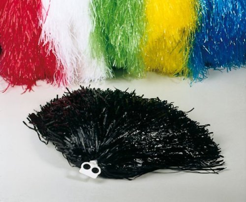 Festartikel Müller Tanzwedel Pom-Pon Farbe schwarz 50 g Cheerleader Puschel Chearleading von Festartikel-Müller