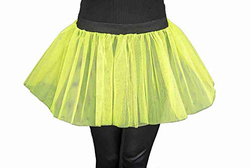 Tull Skirt, Fluo-Yellow von Festartikel-Müller