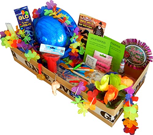 Festefestefeiern JGA Bauchladen mit Füllung Inhalt 60 Teile Komplettset Junggesellenabschied Bauchladenfüllung BL 3 Set Festefestefeiern JGA Bauchladen mit Füllung Inhalt 60 Teile Komplettset Junggesellenabschied Bauchladenfüllung BL 3 Set von Festefestefeiern