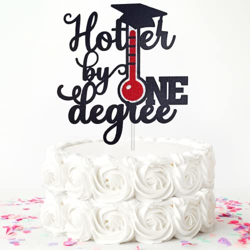 Hotter by One Degree Cake Topper, 2022 Congrats Grade Cake Topper, One Degree Hotter Cake Decor, College Student Graduation Party Supplies, Happy Graduation Decoration von Festus