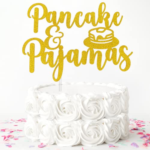 Pfannkuchen und Pyjama-Kuchenaufsatz, Pfannkuchen und Pyjama-Party, Pfannkuchen und Pyjama-Kuchendekoration, Pyjama-Party-Dekoration, Pyjama-Partyzubehör von Festus