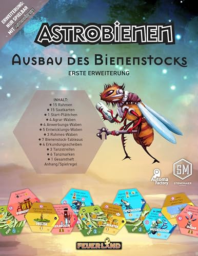 Feuerland Spiele: Astrobienen - Ausbau des Bienenstocks Erweiterung Feuerland Spiele: Astrobienen - Ausbau des Bienenstocks Erweiterung von Feuerland Spiele
