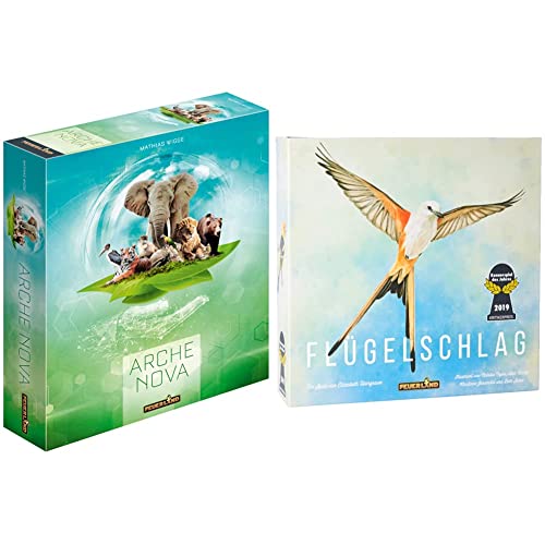 Feuerland Spiele 31012 Arche Nova & 63558, FLÜGELSCHLAG Brettspiel, Kennerspiel des Jahres 2019 von Feuerland Spiele