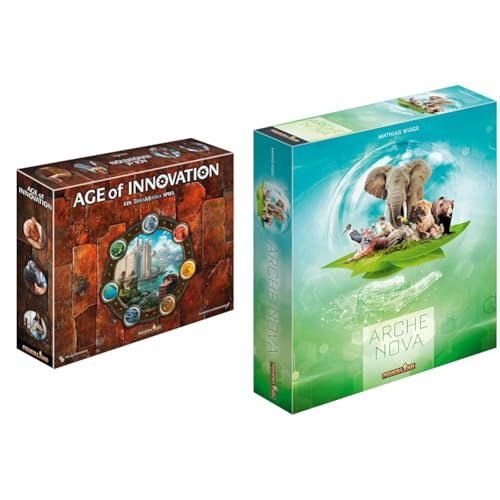 Feuerland Spiele 31024 Age of Innovation - EIN Terra Mystica Spiel, 1 Stück, Ab 14 Jahren, 1-5 Spieler & 31012 Arche Nova, Ab 14 Jahren, Large von Feuerland Spiele