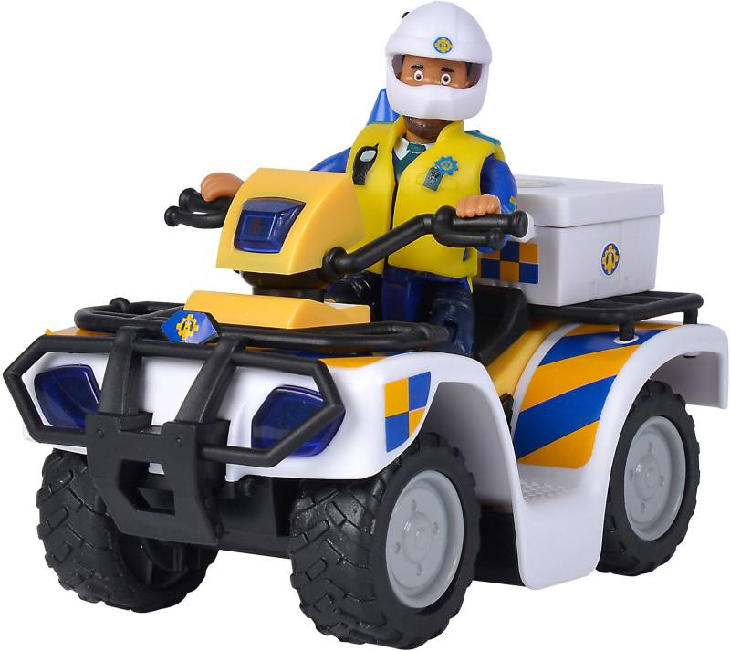 Feuerwehrmann Sam Polizei Quad mit Figur von Feuerwehrmann Sam