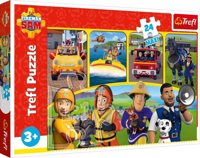 Trefl Feuerwehrmann Sam Maxi Puzzle 24 Teile von Feuerwehrmann Sam