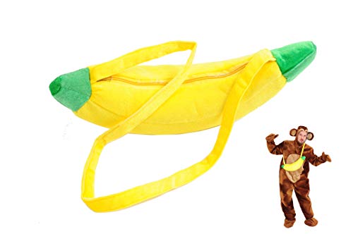 Bananen Tasche - das Zubehör zum Kostüm Affe Gorilla Banane Affenkostüm von Feuerwerk-Planet