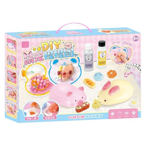 Fgbetcv DIY Squeeze Toys Kits, Machen Sie Ihre eigenen Squishies, 2025 Tier Mini Squishies Spielzeug, Stressabbau Taba von Fgbetcv