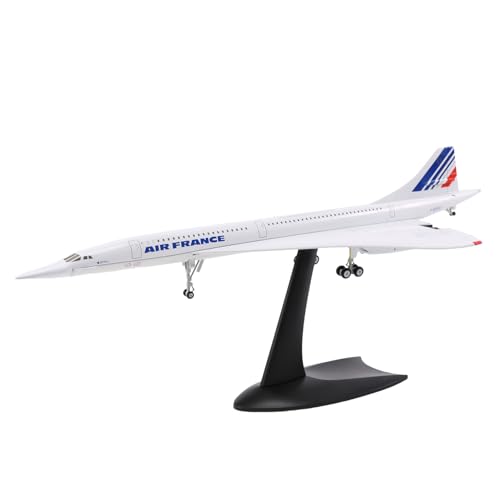 Fghbnvby 1/200 Concorde ÜBerschall Passagier Flugzeug Air France Atemweg Modell für Display Sammlung von Fghbnvby