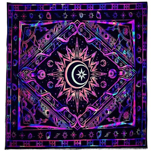 Fhkpsqkcn Bequeme Tarot Tischdecke Hexerei Tischdecke Für Tarot Enthusiasten Tischdecke Für Längere Nutzung von Fhkpsqkcn