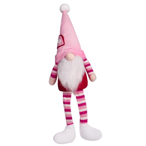 Fhkpsqkcn Valentinstag Decors Stoffgnomes Plüsch Puppen Beine Skandinavische Tomtes Tabletop Orumament Hochzeit Geschenk von Fhkpsqkcn