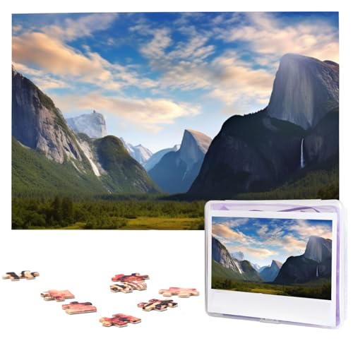 Fhpce Nationalpark-Puzzle, 1000 Teile, mit Aufbewahrungstasche, personalisierte Puzzles für Männer und Frauen, Bilderpuzzle für Familie, anspruchsvolle Fotos, Puzzle für Heimdekoration (74,9 x 50 cm) von Fhpce