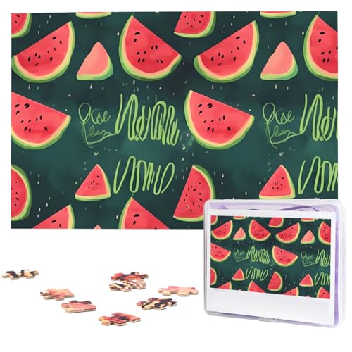 One in a Melon Puzzles 1000 Teile mit Aufbewahrungstasche, personalisierte Puzzles für Männer und Frauen, Bilderpuzzle für Familie, anspruchsvolle Fotos, Puzzle für Heimdekoration (74,9 x 50 cm) von Fhpce