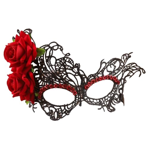 Blumen-Spitzen-Gras-Maske, Karneval-Maske, Dekoration, für Frauen und Mädchen, Geschenke von Fhsqwernm