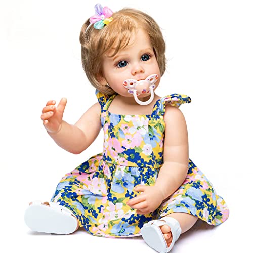 Fhsqwernm 22 Aussehend Eine Weiche Realistisch Aussehende Neugeborene Prinzessin Blond von Fhsqwernm