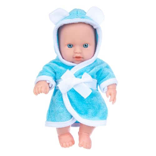 Fhsqwernm 8-Zoll Puppen Party Baby Die Dress Up Party Pyjamas Verbundenes Spielhaus von Fhsqwernm