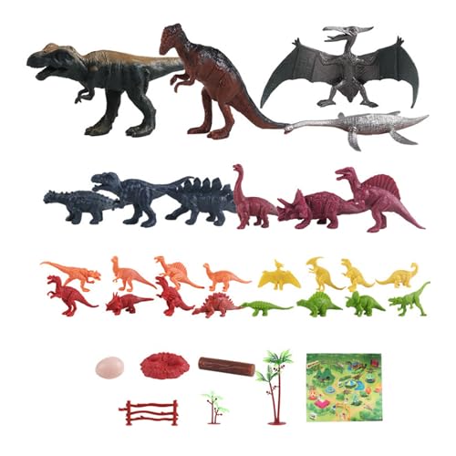 Fhsqwernm Dinosaurier Spielzeug Aktivität Spielmatte Pädagogische Dinosaurier Spielset Eine Dinosaurierwelt von Fhsqwernm